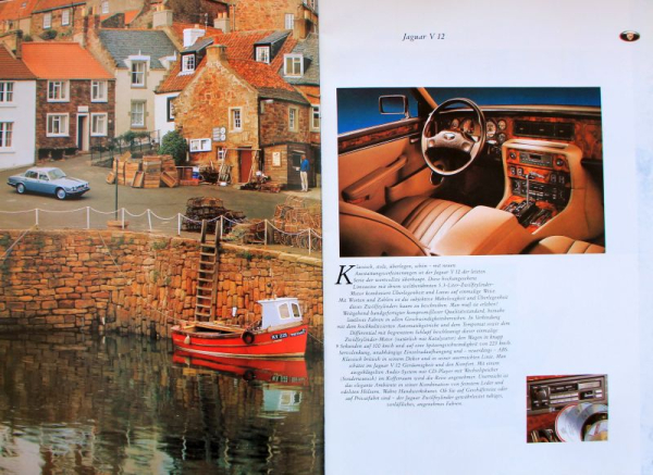 Jaguar Daimler Sedans Coupes Convertibles Modelprogram 1991 Carbrochure (2683)